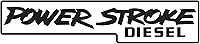 Vista 1 de Calcomanía de vinilo compatible con productos POWERSTROKE DIESEL (5.5 x 1.25 pulgadas, verde lima)