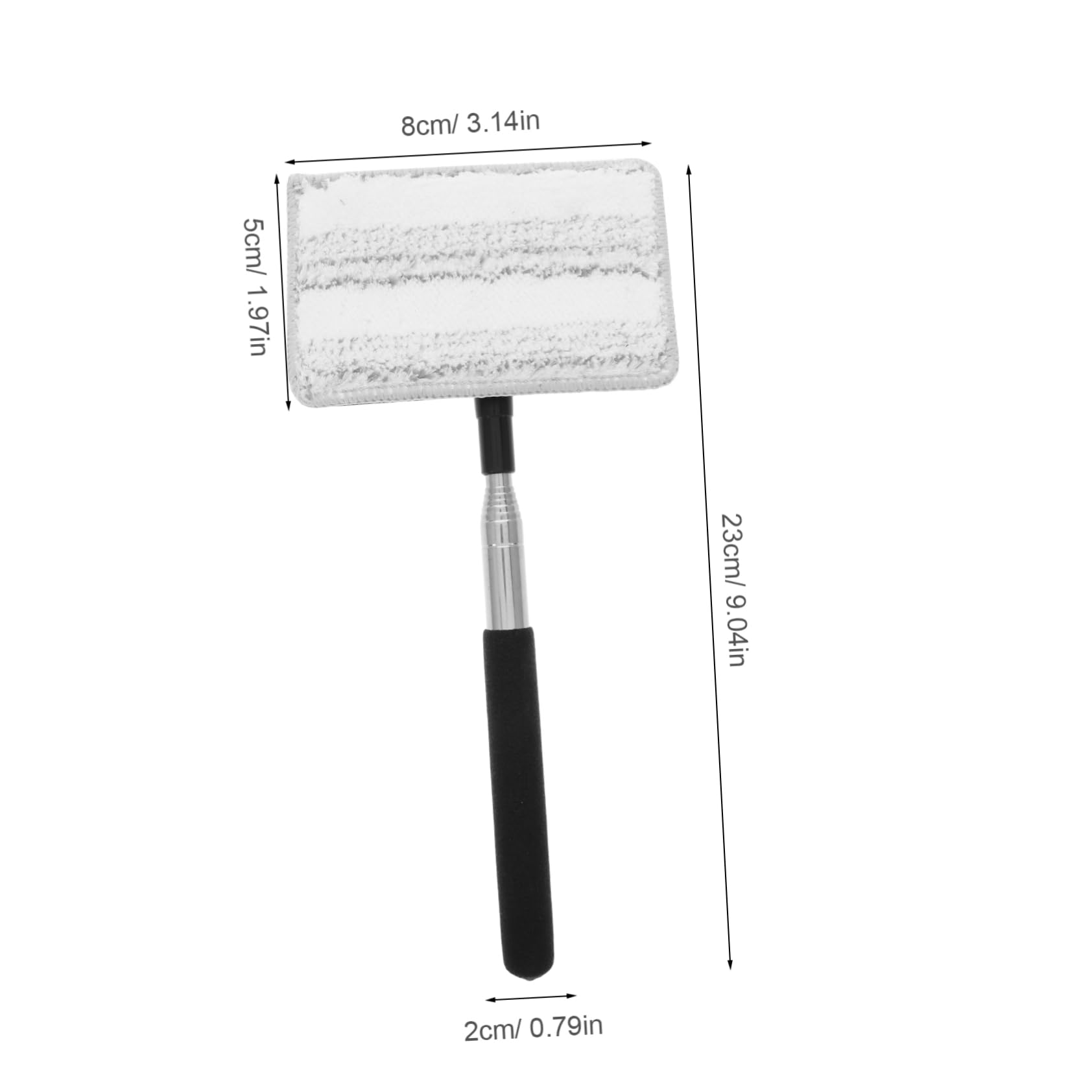 PRETYZOOM Car Rear View Mirror Wiper Telescopic Squeegee Alternative Windshield Cleaning Tool Rearview Mirror Accessories