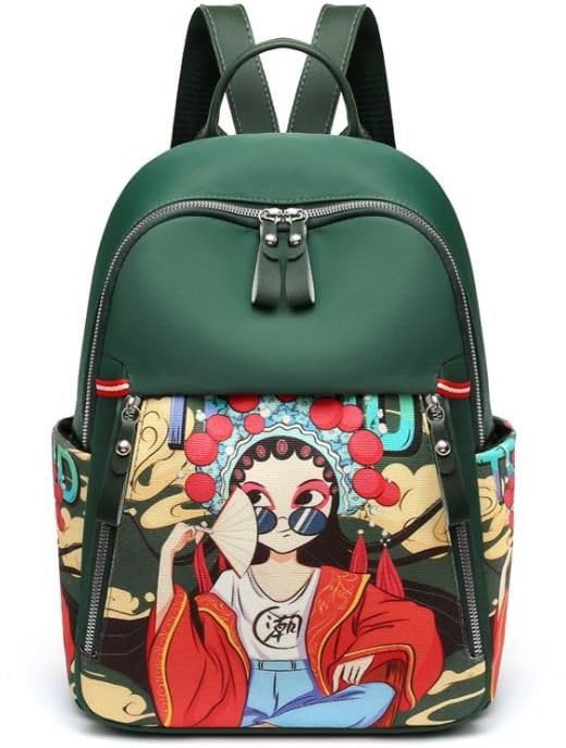 jaisom Stylish Women's Fashion Backpack Purses Multipurpose Design Handbags and Shoulder Bag (TRIOD-Green_BZ)-picture-34