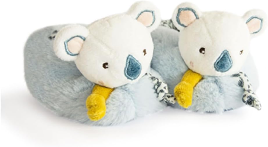 Baby Booties with Rattle by Yoka the Koala