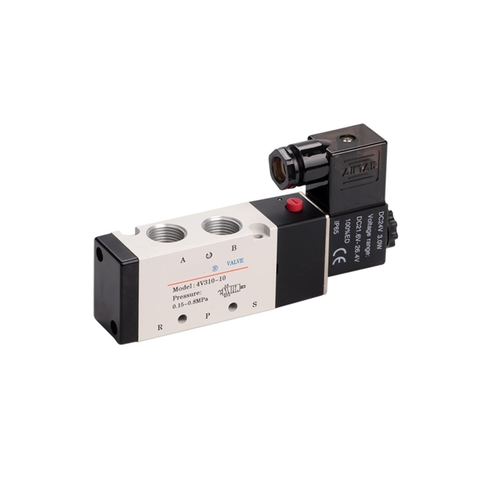 Electrovanne 5/2 monostable 4V310-10 à haute fréquence de commutation