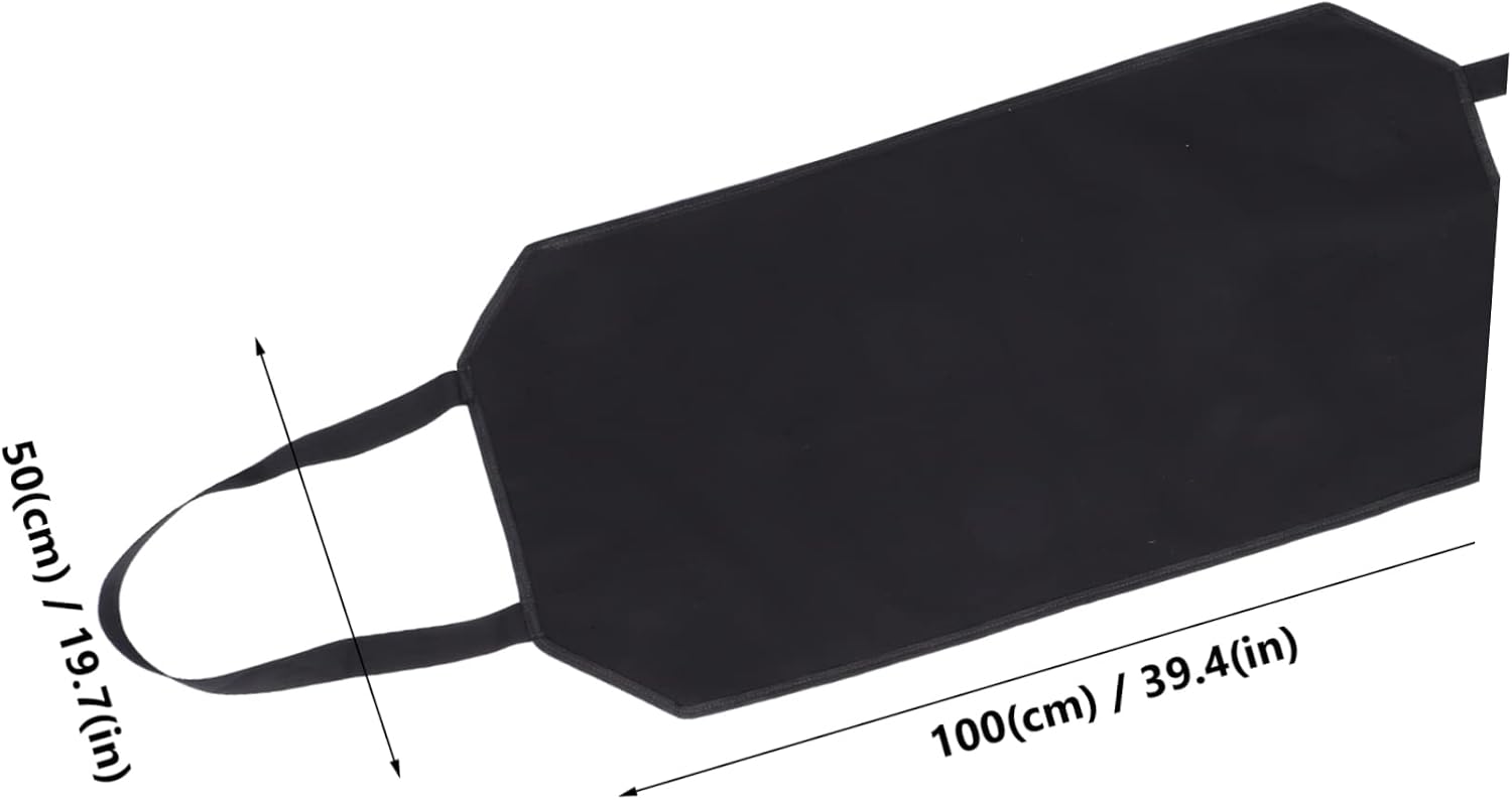 1pc Canvas Firewood Carrier Bag Capacity Log Tote Hand Strap for of Firewood for Fireplace Fire Pit Use