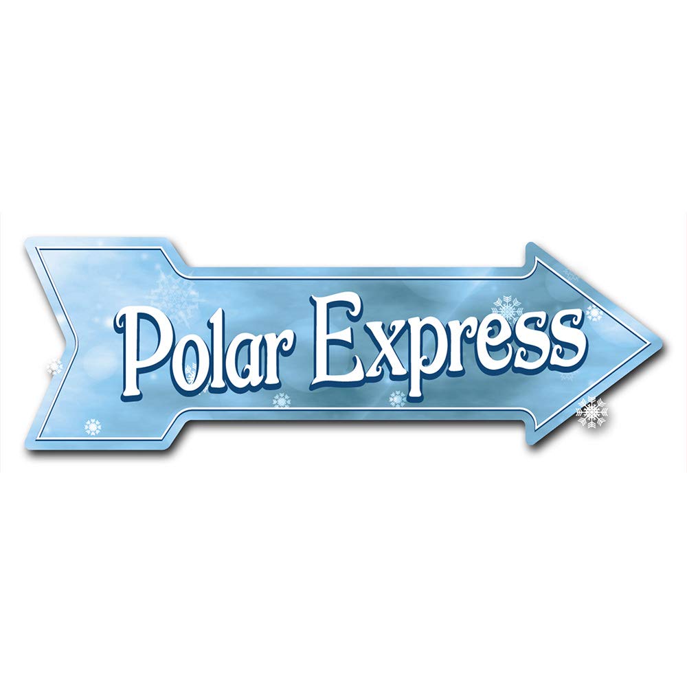 SignMission Decal Art Polar Express Decal Indoor/Outdoor Decor 24