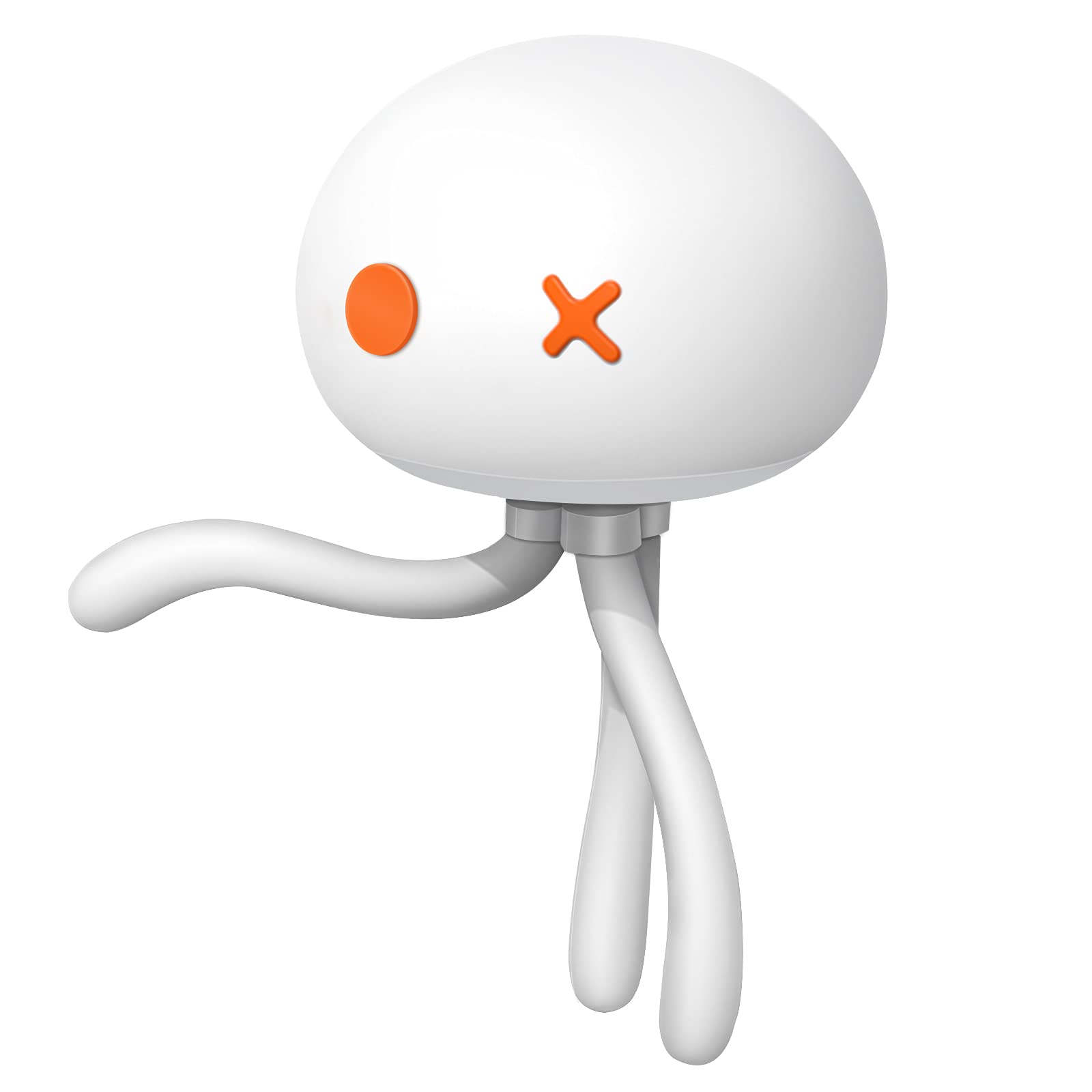 Night Light for Kids, TRELC Cute Night Light for Baby Toddler Girls Boys Birthday Gifts Room Decor, USB Rechargeable Nursery Led Lamp, 40 Hrs Working Time Jellyfish Bedside Lamp - 3 Light Mode (White)