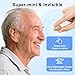 Rechargeable Hearing Aids for Seniors with Hearing Loss - Invisible Hearing Amplifiers for Adults with Noise Cancelingand Volume Control Comfort In-ear Hearing Devices