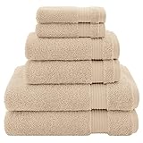 Cotton Paradise, 100% Turkish Cotton 6 Piece Bathroom Towel Set, Luxury Hotel Spa Quality Soft...
