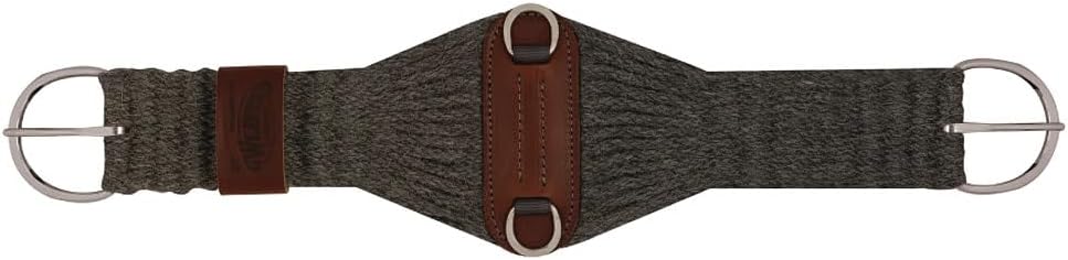 Weaver Leather Dark Grey Alpaca Roper Cinch 32