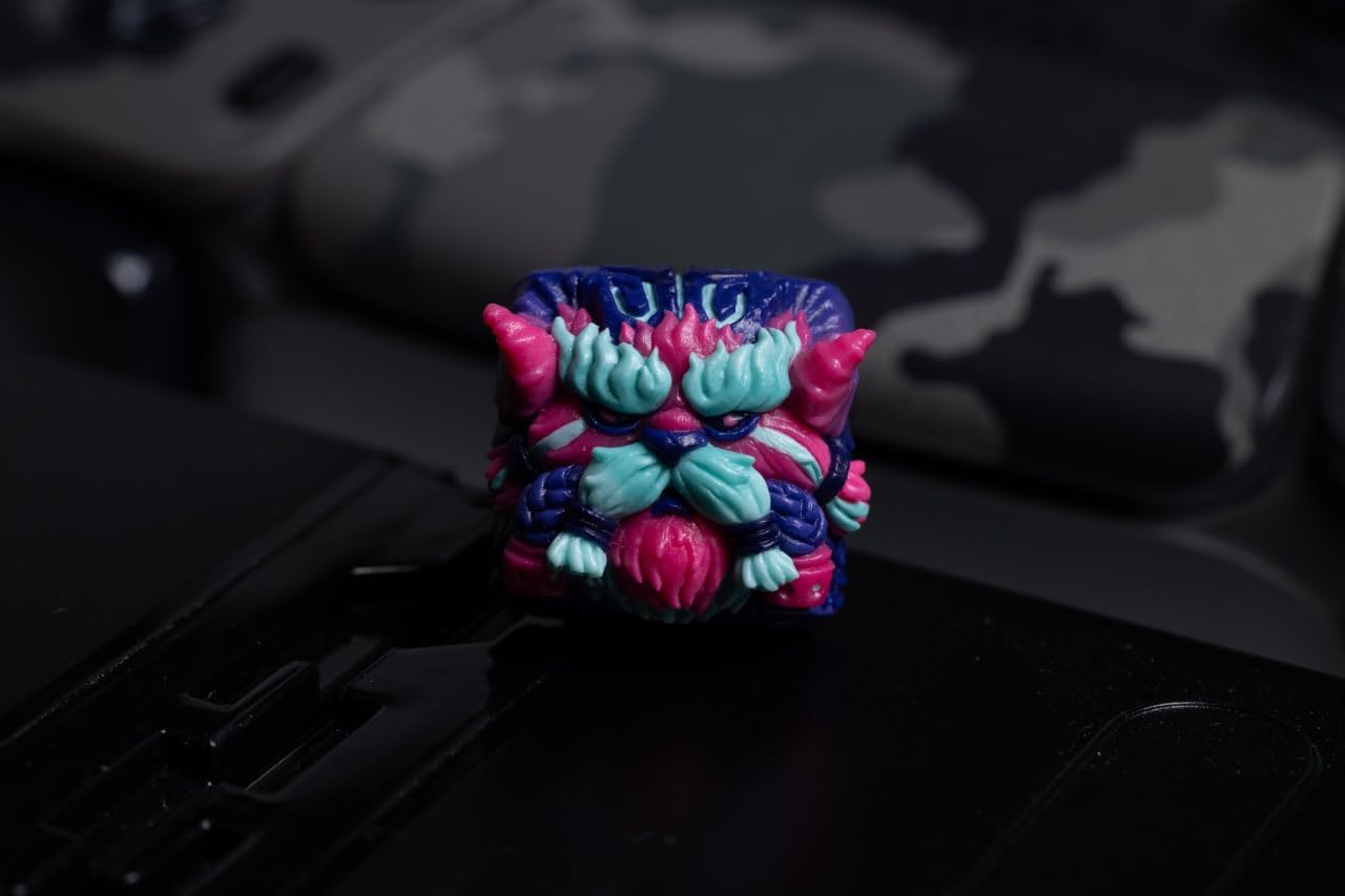 PHOENIX REBORN - Keycap Artisan Code: GI-10, MOBA Games Collection, Handmade, Size: 1U, Material: Resin, Fit: MX Mechanical switches (Cherry, Gateron, Outemu, JWK and Others)