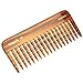 Giorgio G49 & G30 Large 5.75 Inch Detangling Comb, Wide Teeth for Thick Curly Wavy Hair. Long Hair Detangler Comb For Wet and Dry. Handmade, Saw-Cut, Hand Polished, 2 Pack Ivory/Tortoiseshell