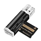 Transfert de données USB 3.0 SuperSpeed : le lecteur de carte SD USB-C dispose du nouveau port USB-C pour des vitesses de transfert de données ultra-rapides. Avec ce lecteur de cartes de type C, vous pouvez profiter pleinement des taux de transfert (jusqu'à 90 Mo/s). Téléchargez des photos rapidement, modifiez des vidéos en douceur et transférez des fichiers rapidement.