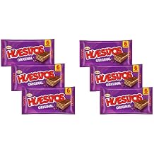 Valor Original Huesitos Crispy Wafer Bar with Cocoa Cream, 6-Pack