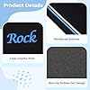 Packool Drum Rug, Drum Mat, Electrical Drum Carpet Soundproof Rug Pads Drum Accessories for Electric Drums Jazz Drum Set, Present for Drummers, Drum Accessories, 47" x 63"/119.4 x 160 cm #2