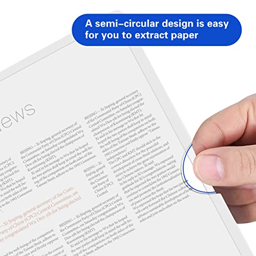 Jikiou 30 Pack Clear Document Folder With 115Pcs 19Mm Binder Paper Clips #TOP7