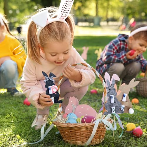 Syoulin Osternest,Ostergeschenke Erwachsene/Kind,geldgeschenk Ostern,Filzmaterial-Ideal zum Verpacken von Ostergeschenken und Osternest-Hasendekorationen