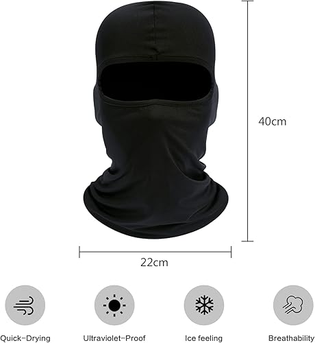 Miniatura 4 de Pasamontañas de licra para motociclismo ciclismo o para llevar como pañuelo para senderismo o skateboard