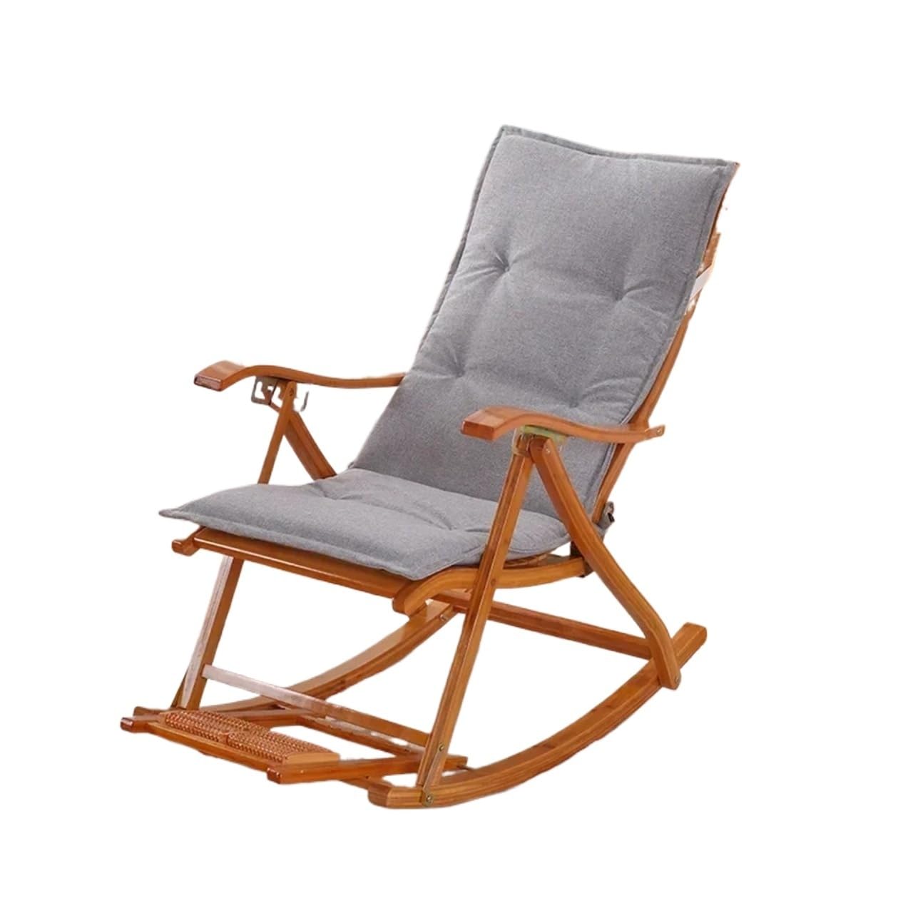 Cuscini Sedie Cuscini lunghi 48x120 cm Sedia reclinabile a dondolo pieghevole Divano con schienale alto for lettino da giardino Tappetino Cuscino Per Sedia A Dondolo(Gray)
