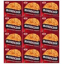 HEM Frankincense Incense Cones Pack of 12-120 Count | Long Lasting Aroma | for Positivity, Stress Relief, Air Purifier & Pooja