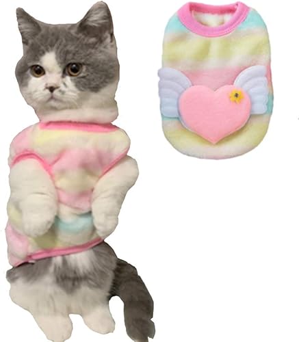 ANIAC Disfraz de mascota linda ropa de conejo chaleco suave de conejo camiseta acogedora para gatito hurón chihuahua cachorro y animales pequeños