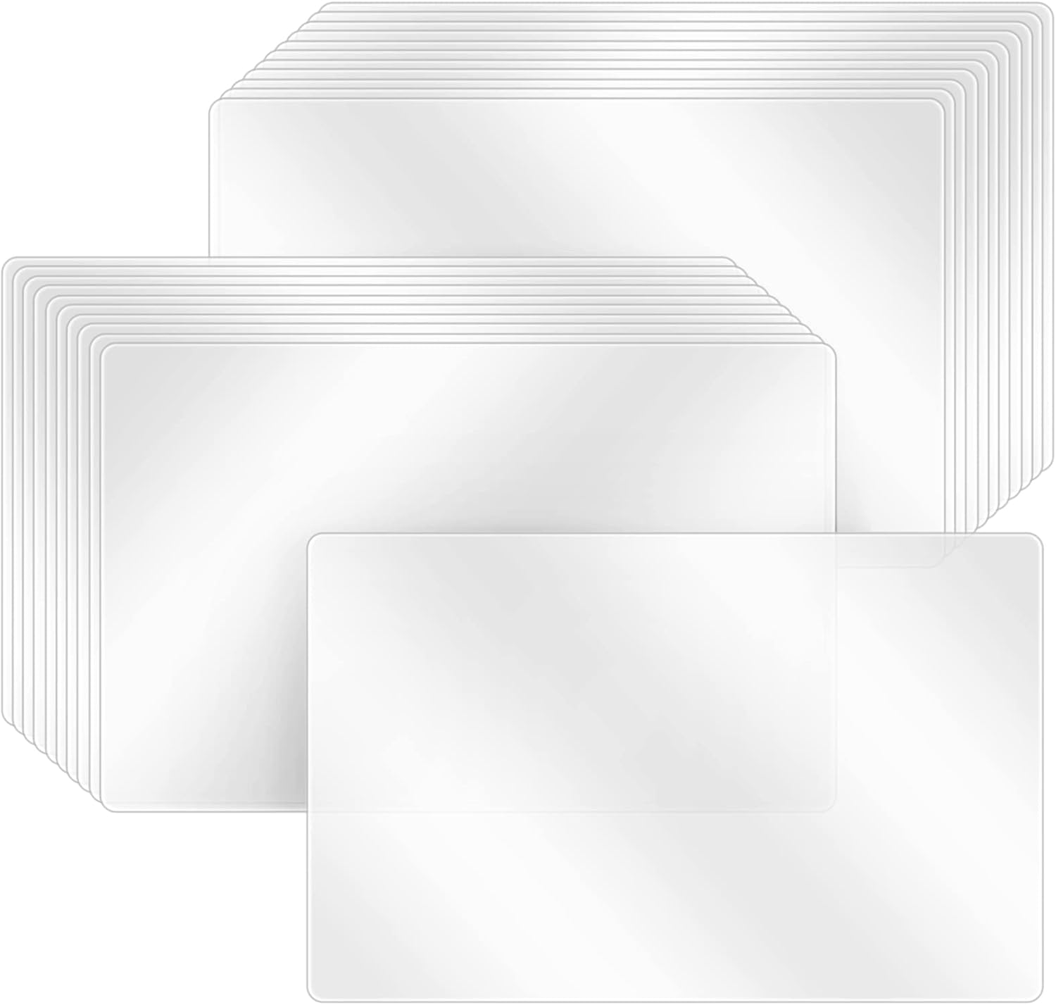 Tecmisse 30 PCS Plastic Placemats, Large Vinyl Placemats