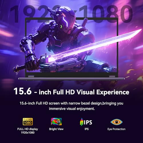 Image of 15.6 inch 2-in-1 Laptop /Tablet, 360 Flip FHD Touchscreen, Intel Core m3-8100Y up to 3.4GHz, 16GB RAM 512GB SSD, Win11, Deep Purple for Student Note-Taking, Design, Entertainment