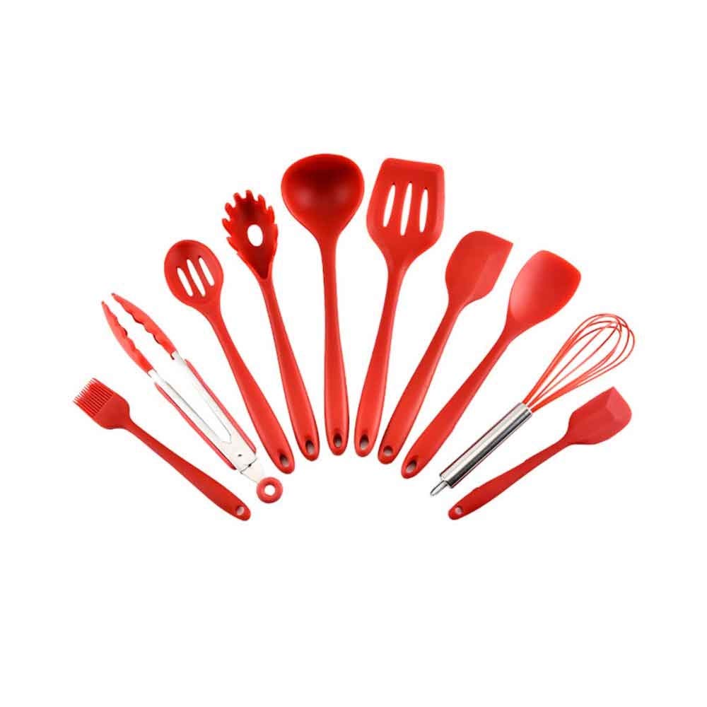 Utensili da cucina Pentole da cucina Utensili da cucina in silicone Pentole antiaderenti Utensili da cucina Spatola Mestolo Frullino for le uova Pala Cucchiaio Zuppa Utensili da cucina Set