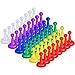 Sumind 48 Peones Multicolores de 1 Pulgada Piezas Peones de Juego Piezas de Ajedrez Peón de Plástico Multicolor para Componente de Juegos de Mesa Accesorios para Marcadores de Mesa, Color Aleatorio