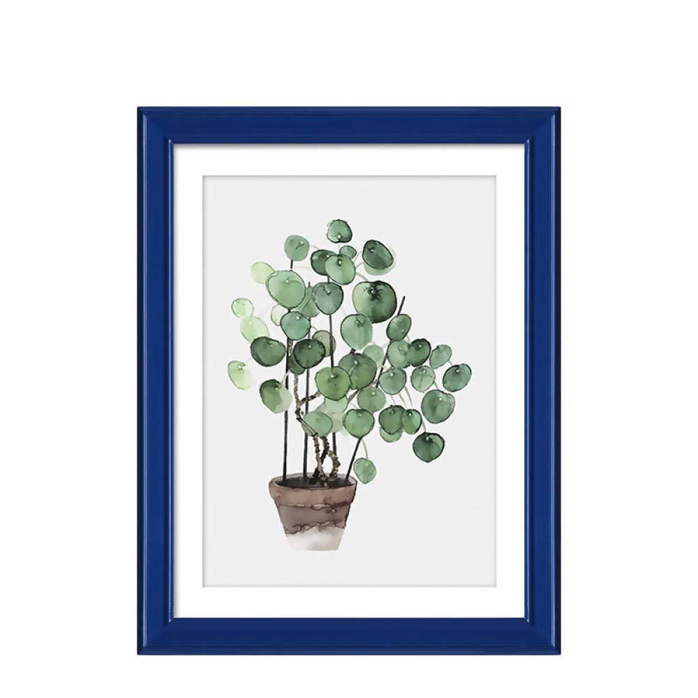 Fotorahmen Wohnkultur Bilderrahmen Massivholzblau 26,5X38cm
