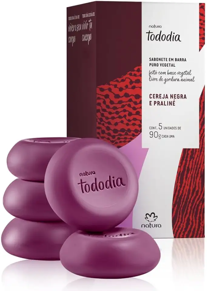 Natura Tododia Sabonete Cereja Negra e Praliné