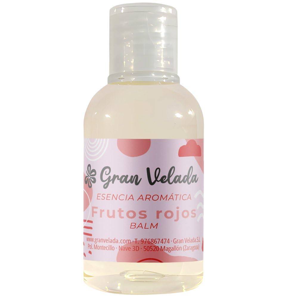 Gran Velada - Duftöl Rote Früchte für Lippenpflege 1000 ml | Duftöl für Lippenstift, Lipgloss & Balsam, Professionelle Kosmetik-Essenz für DIY Lippenpflege, Fruchtiger Duft, Hochkonzentriert