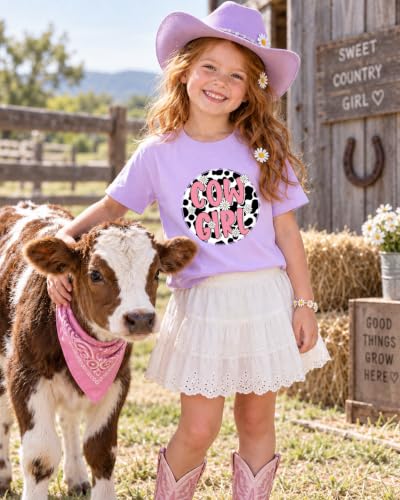 Image of Cowgirl Shirts for Girls, Toddler Cowgirl Shirt, Western Tee 2T-8Y