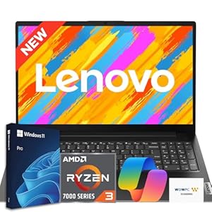 Lenovo V15 Business Laptop 2026 Edition, AMD Ryzen 3 7000-Series(Beat i7-10...