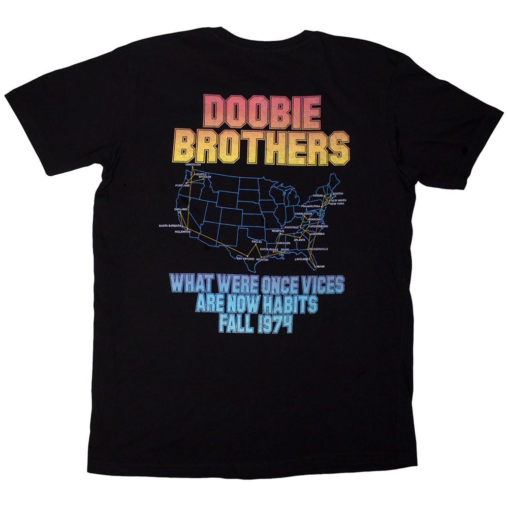The Doobie Brothers Eagle T Shirt M Black