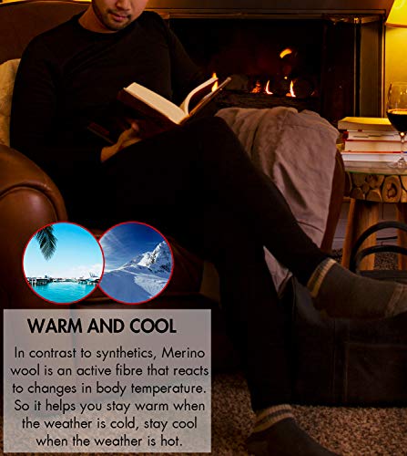 image for LAPASA Merino Wool Base Layer for Men, 100% Merino Wool Shirt and Pant