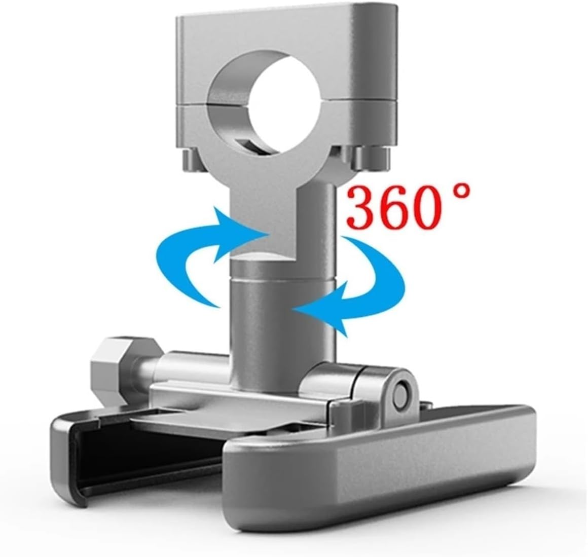 Motorcycle Phone Mount，Motorcycle Accessories，Handlebar Phone Mount for SRMAX300 SRMAX250 GPR150 GPR125(Silver)