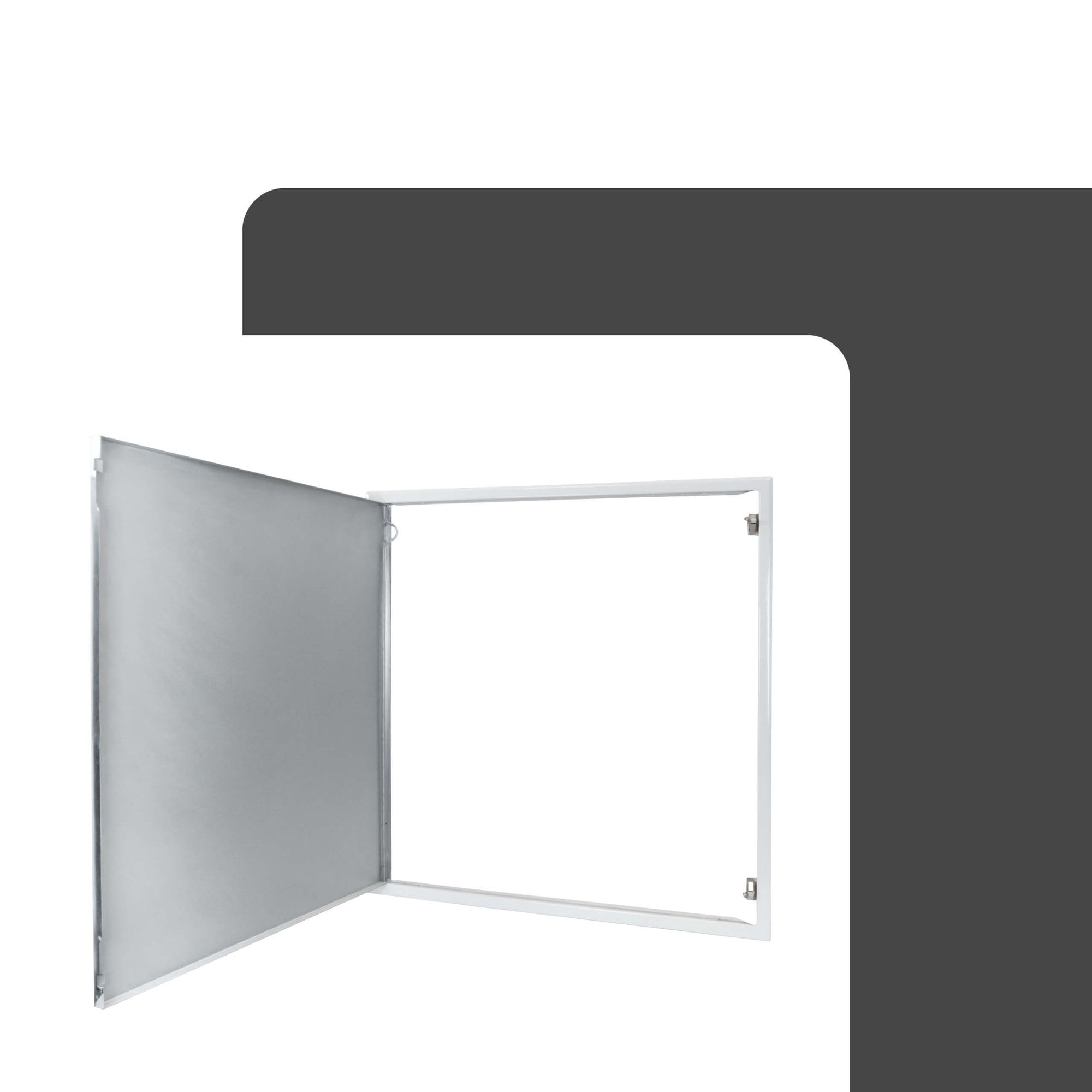 PROTEKTOR 60cm x 60cm sportello d’ispezione in acciaio con chiusura a scatto Bianco