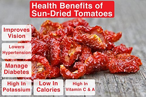 SUNBEST Sun-Dried Tomatoes Bulk Deal, Ready to Eat , NON GMO - Vegan & Kosher (Halves, 5 Lb)