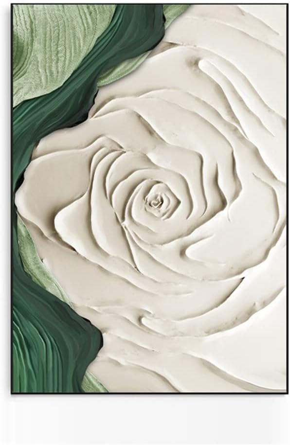 UOHLCX HBJWOV Abstract Hand-painted Oil Decorative Painting Rose Texture Painting Hanging Painting