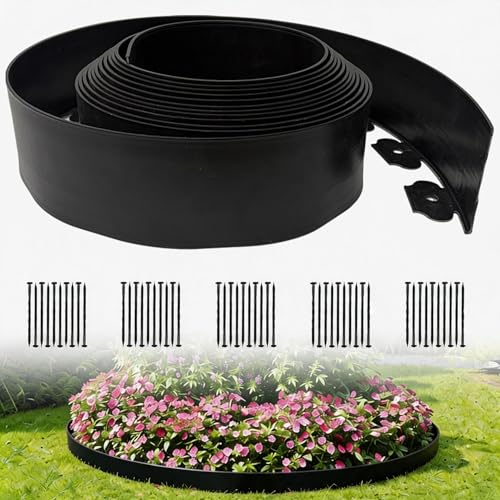33FT Landscape Edging, 4 Inch Garden Edging Border with...