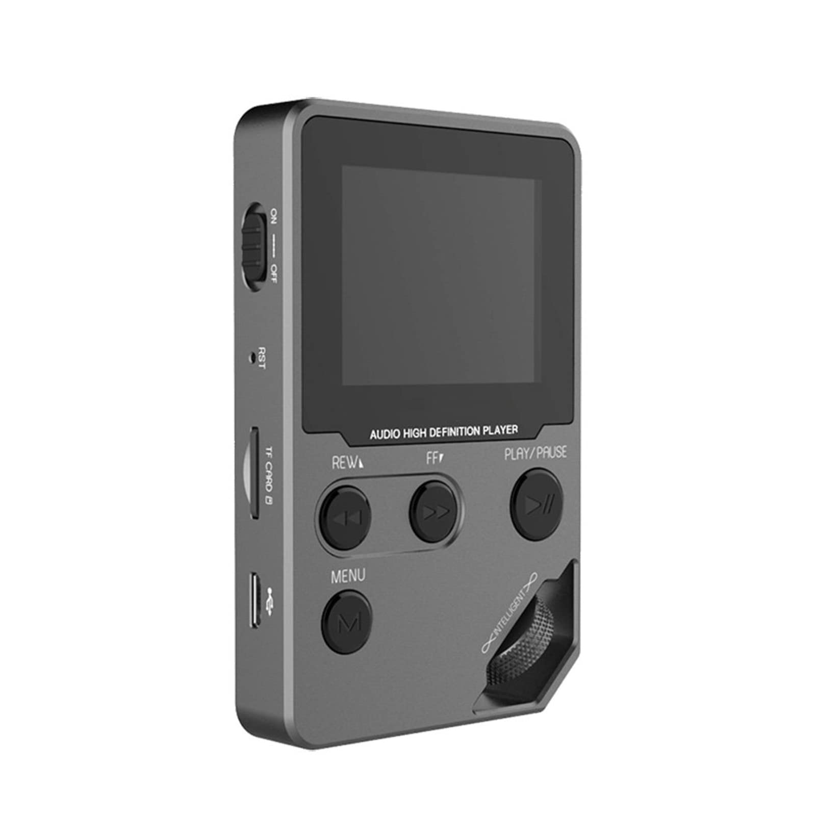 Odtwarzacz muzyczny MP3, Mini Sports Jogging Radio FM TF DSD Ebook Stereo Recorder Przenośny Trackwheel,8GB