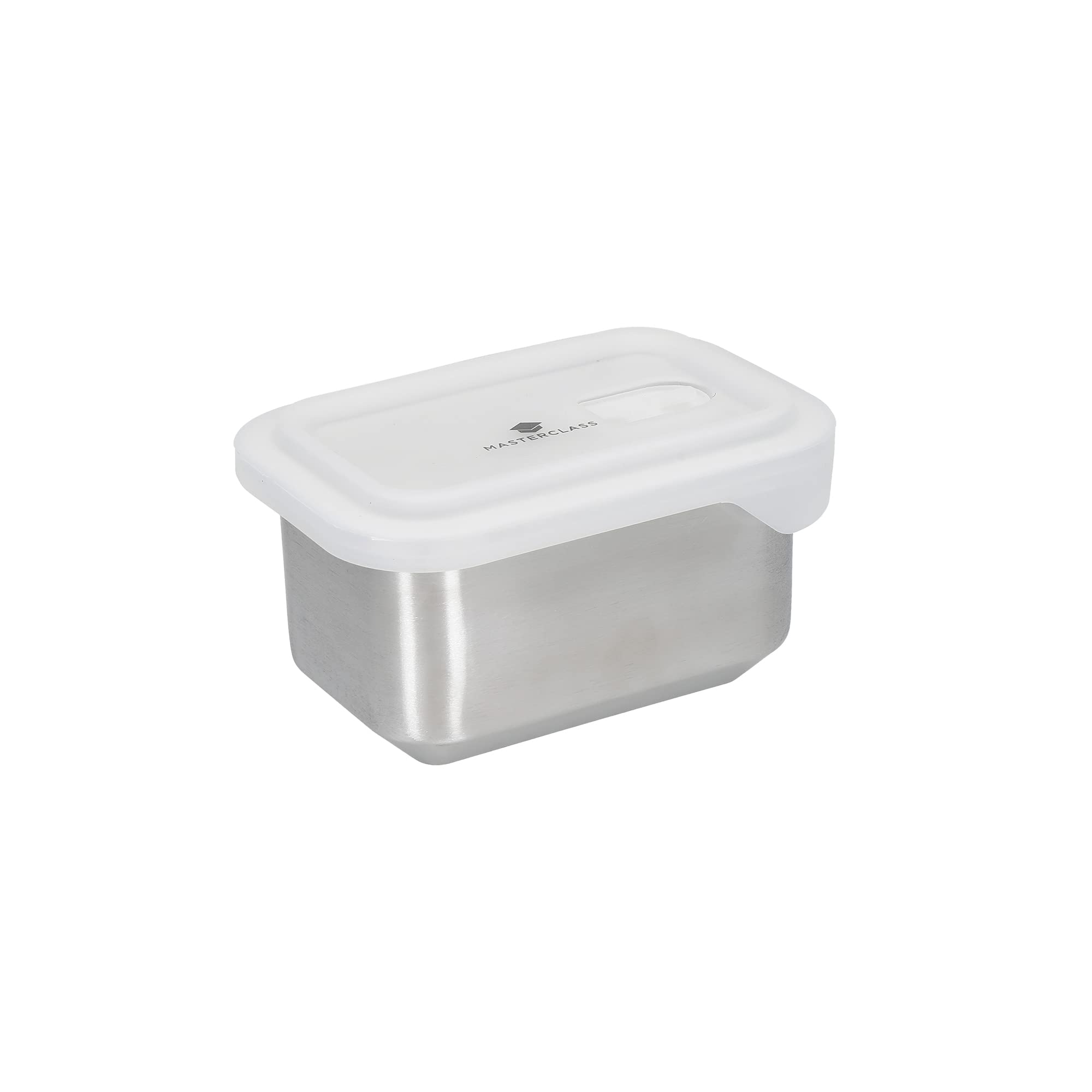 MasterClass 750ml Stainless Steel Food Container with Lid - Microwave Safe