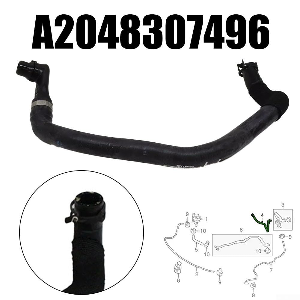 Filtro a carbone per forno a microonde per Mercedes Classe C, Classe E, Classe GLK, classe CLS, numero OEM A2048307496