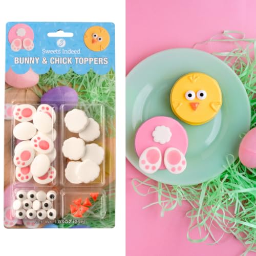 Sweets Indeed Easter Dextose Candy Shapes, Assorted Variety, Perfect for Cake...