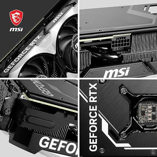Image of MSI GeForce RTX 4070 Ti Ventus 3X 12G OC Gaming Graphics Card - 12GB GDDR6X, 2655 MHz, PCI Express Gen 4, 192-bit, 3X DP v 1.4a, HDMI 2.1a (Supports 4K & 8K HDR)