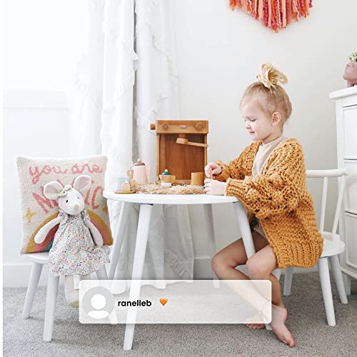 Delta Children Homestead Kids Table & 2 Chairs Set - Ideal For Arts & Crafts, Greenguard Gold Certified, Bianca White #TOP7