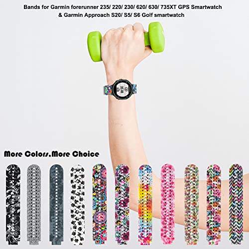 Replacement Smart Wrist Watch Accessory Band Strap For Garmin Forerunner 220/230/235/620/630/735Xt/235Lite, One Size #TOP3