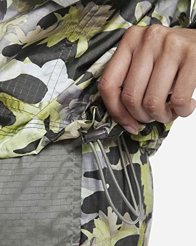 Nike Women's Oversized Sportswear Woven Floral Camo Windbreaker Jacket Size 2Xl #TOP3