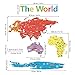 DECOWALL DL3-1902N XLarge Colorful Landmark World Map Wall Stickers (62x42 inch) Wall Decals Peel and Stick Removable Wall Stickers for Kids Nursery Bedroom Living Room décor