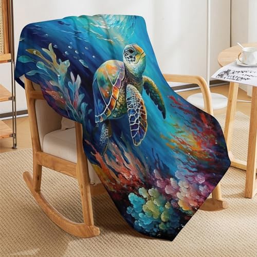 Manta de tortuga marina transpirable y lavable de 150x200 cm 8
