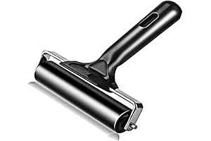 4 Inch Rubber Roller with Handle for Art and Decor Projects