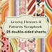 Groovy flowers & patterns darling scrapbook craft paper pad: ideal for Scrapbooking, Mixed-Media, Junk Journals, Card Making, Collage, Junk Journals, Decoupage, Origami CARD günstig Kaufen-Groovy flowers & patterns darling scrapbook craft paper pad: ideal for Scrapbooking, Mixed-Media, Junk Journals, Card Making, Collage, Junk Journals, Decoupage, Origami